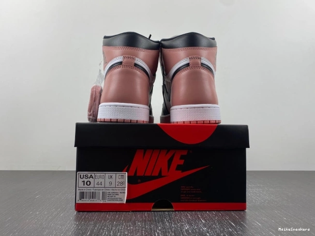 MaikeSneakers Rust Jordan 1 Retro 861428-101 Pink Og Air High Nrg 0727